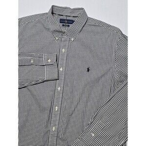 Polo Ralph Lauren Men's XXL Gingham Check Long-sleeve Button Down Shirt